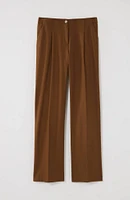 Pleated Wide-Leg Pants