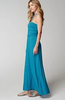 Strapless Knit Maxi Dress