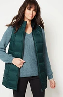 Zip-Front Down Puffer Vest