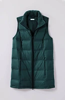 Zip-Front Down Puffer Vest