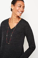 Wearever Double-Face Jersey V-Neck Tunic
