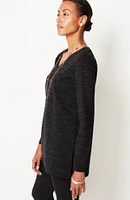 Wearever Double-Face Jersey V-Neck Tunic