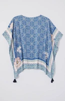 Floral Medallion Poncho