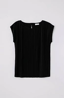 Pure Jill Pleated Dolman-Sleeve Top