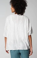 Twisted-Front Poncho