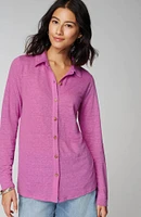 Linen-Knit Shirt