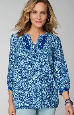Mixed-Print A-Line Popover