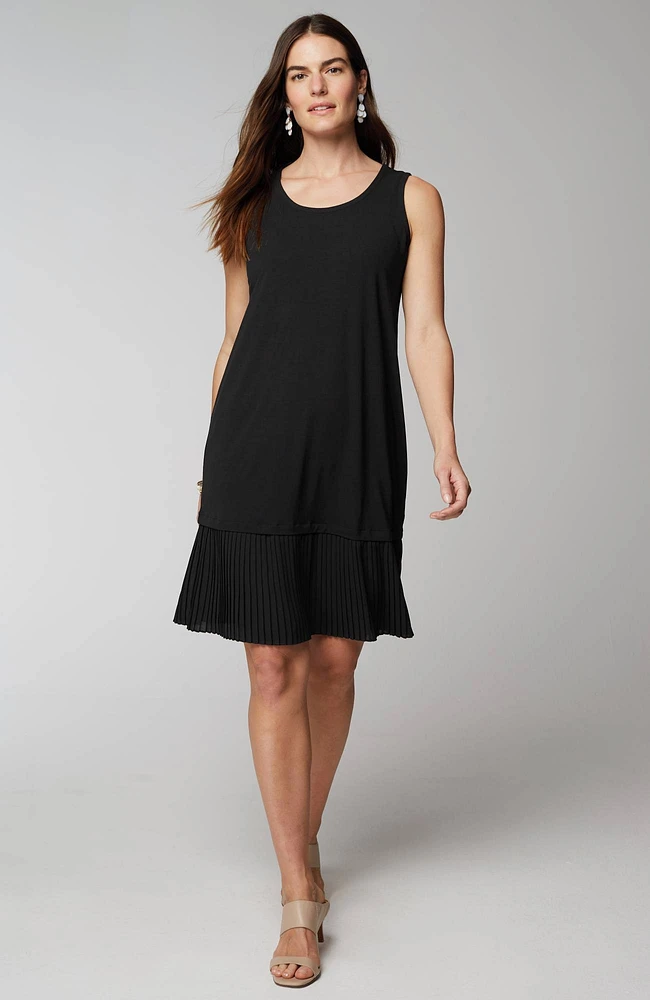 Wearever Pleated-Hem Dress