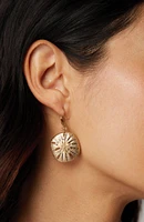 Under-The-Sea Sand Dollar Earrings