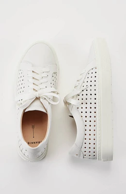 FRANKIE4 Mim IV White Weave Sneakers