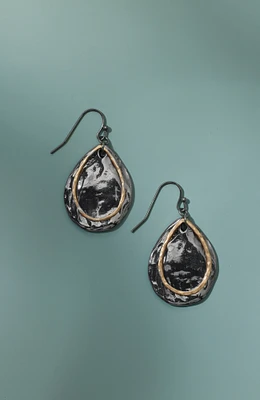 layered teardrop earrings