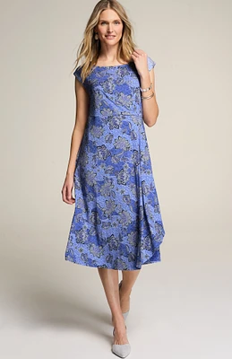 wearever draped a-line dress