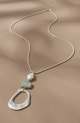 stacked pendant necklace