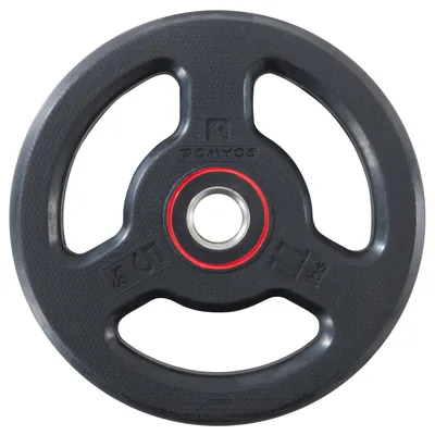 28 mm 5 kg Rubber Weight Plate with Handles