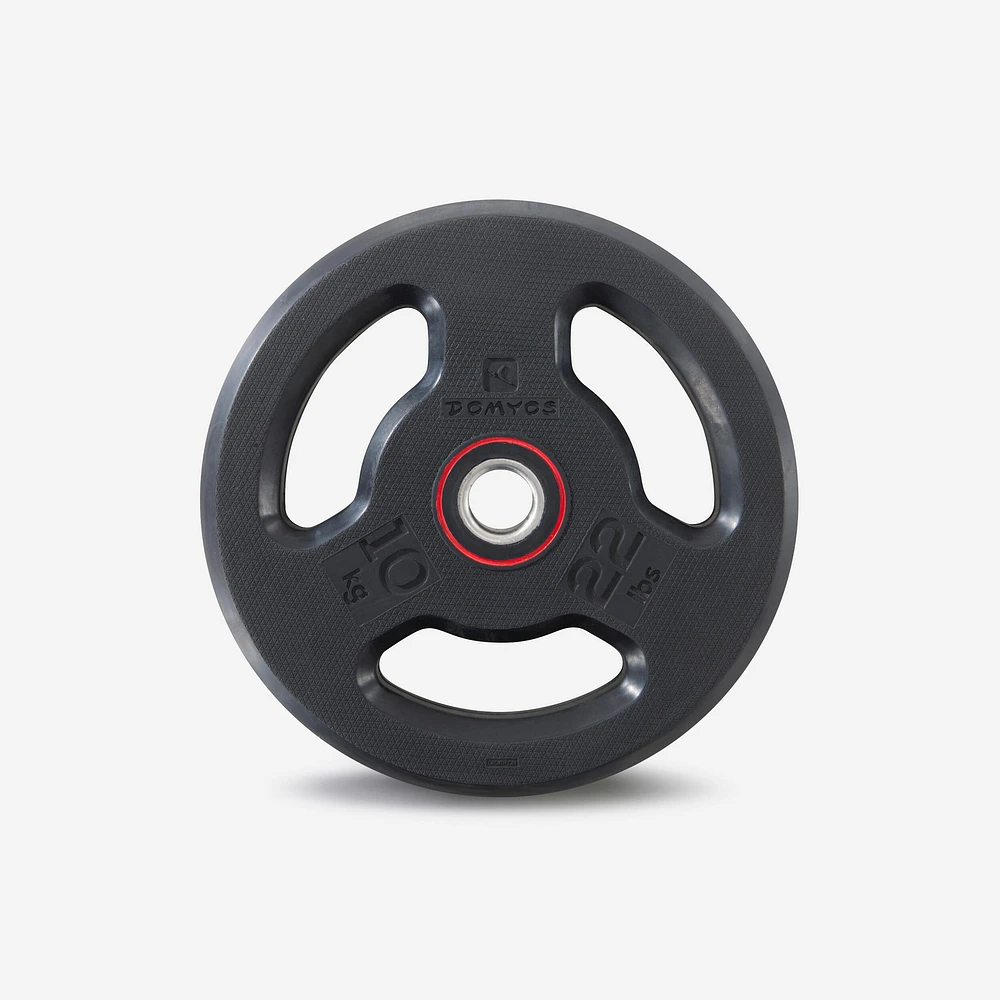 10 kg (22 lb) Rubber Weight Plate with Handles