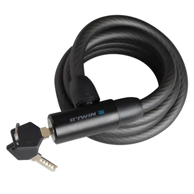 ANTIVOL ACCESSOIRES SPIRALE 120 SERRURE CLE