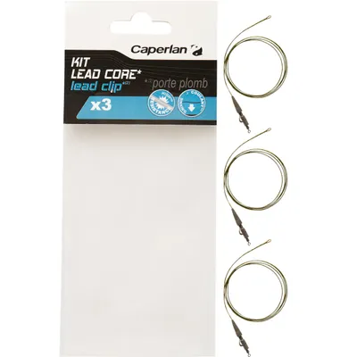 LEAD CORE KIT + LEAD CLIP CARP FISHING ACCESSORIES