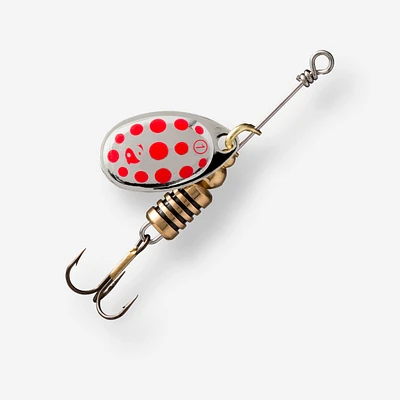 WETA + #1 SILVER DOTS PREDATOR FISHING SPINNER
