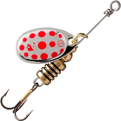 WETA + #1 SILVER DOTS PREDATOR FISHING SPINNER