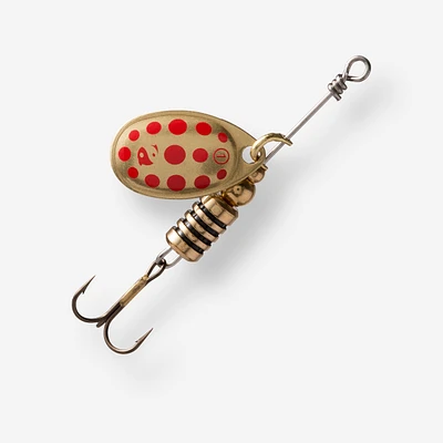WETA + #1 GOLD RED DOTS PREDATOR FISHING SPINNER