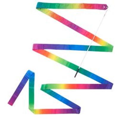 Ruban de Gymnastique Rythmique (GR) de 6 mètres Multicolore