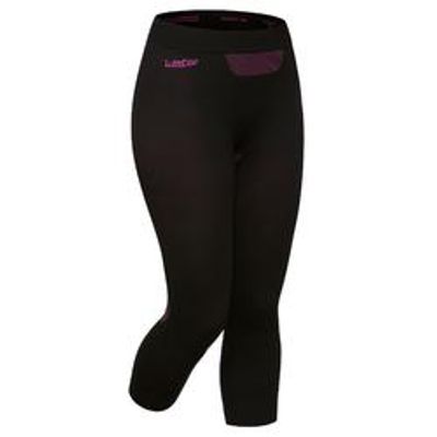 Sous-vêtement de ski femme 580 I-Soft bas noir/violet
