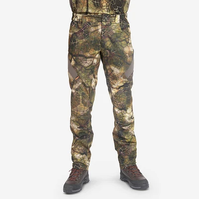 Hunting Silent Breathable Pants - 900 Furtiv Camouflage