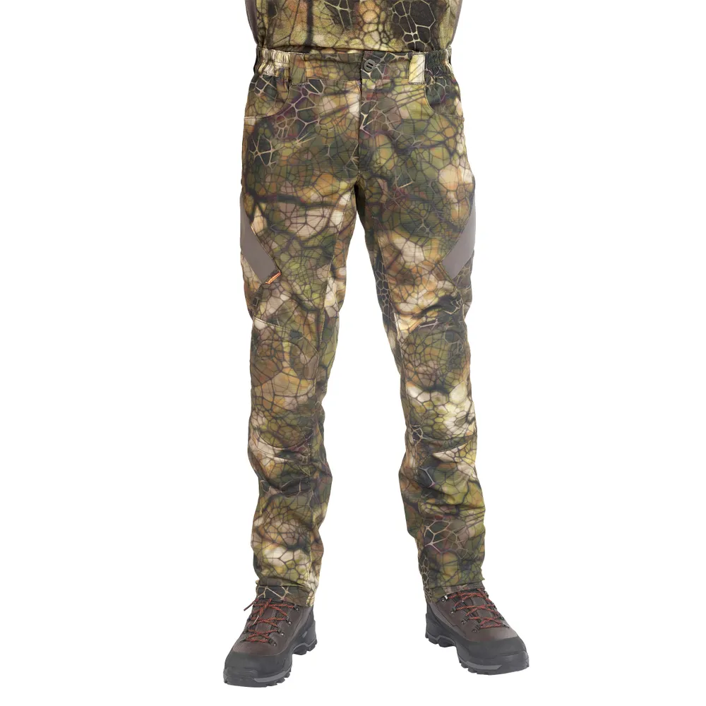 Hunting Silent Breathable Pants - 900 Furtiv Camouflage