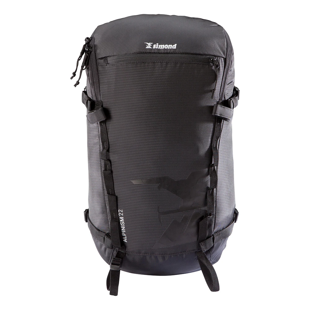 Mountaineering Backpack - Alpinism 22 Black