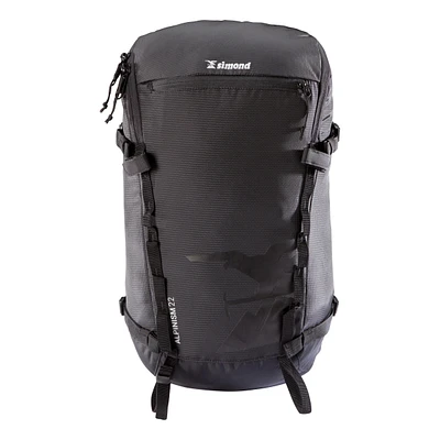 Mountaineering Backpack - Alpinism 22 Black