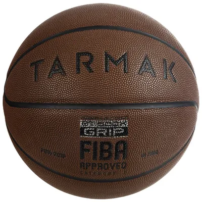 Ballon de Basket Adulte BT500 Grip Taille 7 Excellent Toucher Balle