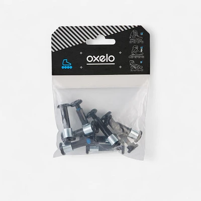 Inline Skating Screws Pack:8+1 Screws and 8 Spacers - Aluminum Frame 8 mm Axles