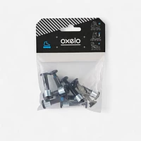 Inline Skating Screws Pack:8+1 Screws and 8 Spacers - Aluminum Frame 8 mm Axles