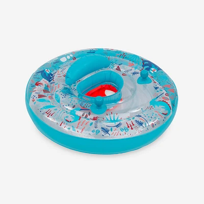 Baby Inflatable Pool Ring with Seat and Handles - EVOL Transparent