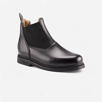 160 Warm Kids' Horse Riding Jodhpur Boots - Black