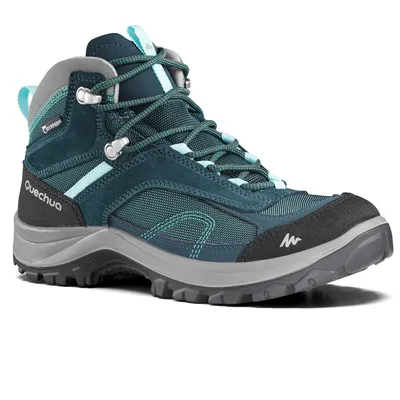 Women’s Hiking Mid Boots – MH 100 Blue
