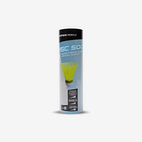 Plastic Badminton Birdie 6-pk - PSC 500 Yellow
