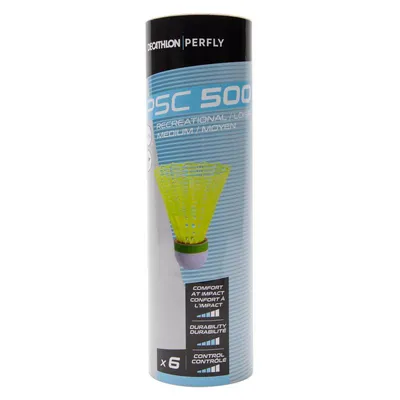 Volant De Badminton En Plastique PSC 500 X 6