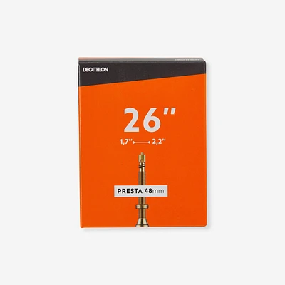 26x1.7/2.2 48 mm Presta Valve Inner Tube