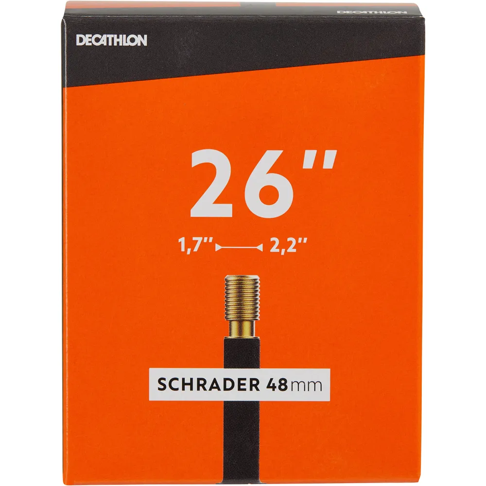 Bike Inner Tube - Schrader Valve 26 x 1.7/2.2 48 mm