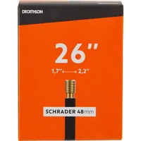 Bike Inner Tube - Schrader Valve 26 x 1.7/2.2 48 mm