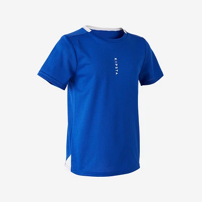Kids’ Soccer T-Shirt -  Essentiel Blue