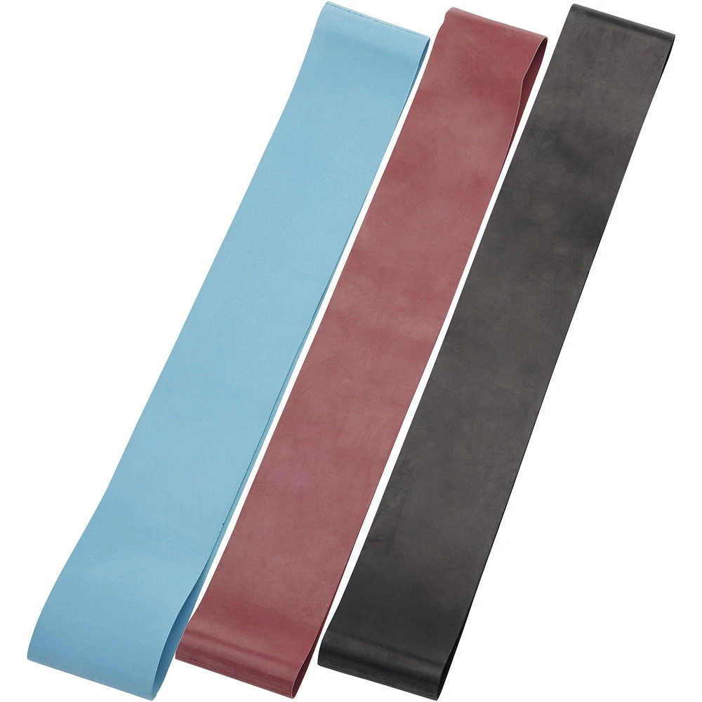 Resistance Bands 3-Pack - 100 Grey/Red/Black