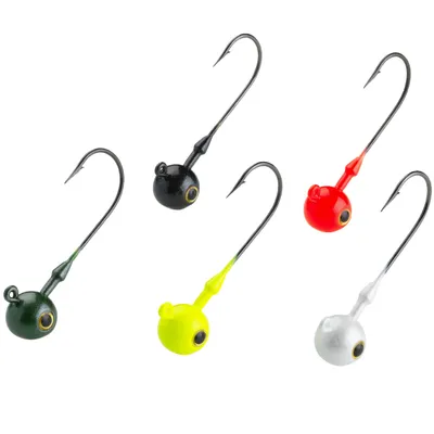 Coloured Round Jig Heads for Soft Lure Fishing g