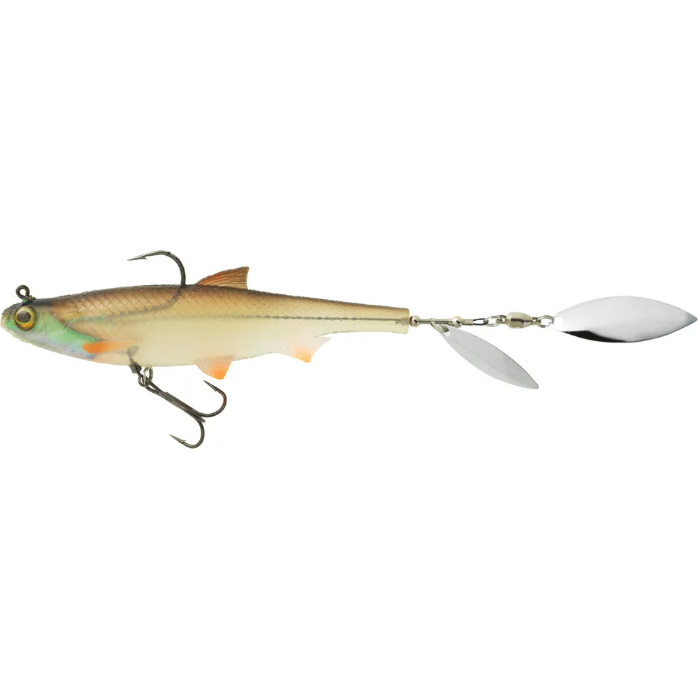 LURE FISHING ROACHSPIN 120 ROACH BLADED SHAD SOFT LURE