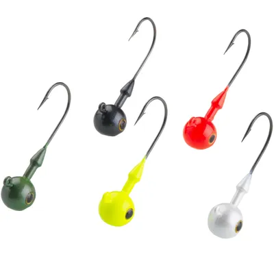 Coloured Round Jig Head for Soft Lure Fishing 7 g - TP RD Colo