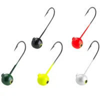 Coloured Round Jig Head for Soft Lure Fishing 3.5 g - TP RD Colo