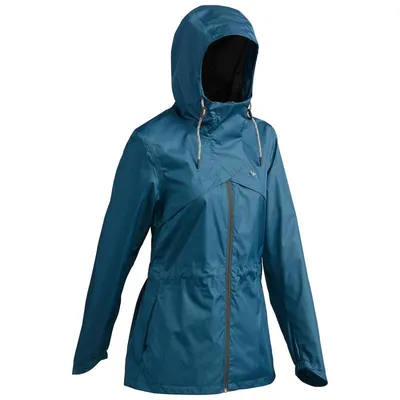 Veste imperméable de randonnée nature - NH500 Imper Femme