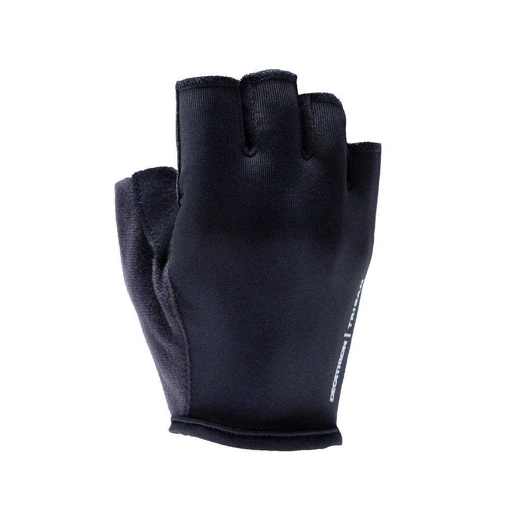 Road Biking Touring Gloves - 100 Black