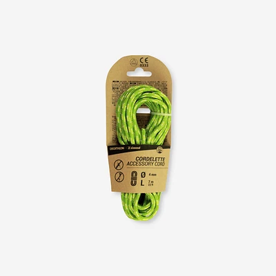 Climbing and Mountaineering Cordelette 4 mm x 7 m - Green